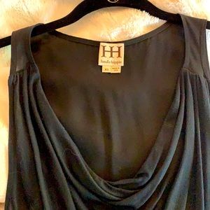 Haute Hippie cowl-neck shell